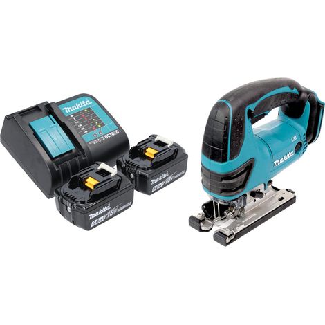 Makita DJV 180 SGX Akku Stichsäge 18 V 135 mm + 2x Akku 6,0 Ah + Ladegerät (1/5)