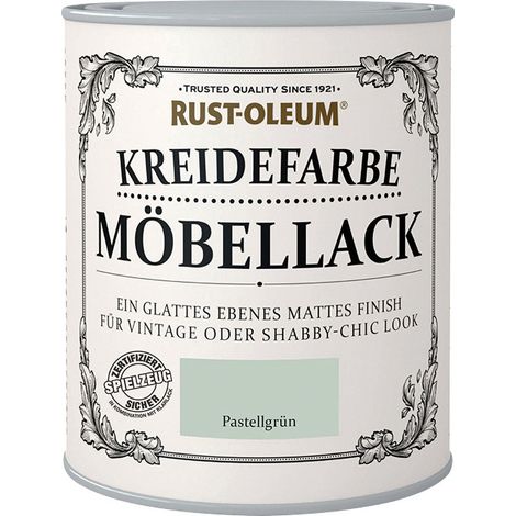 Rust-Oleum Kreidefarbe Möbellack 125 ml pastellgrün Spreizdübel