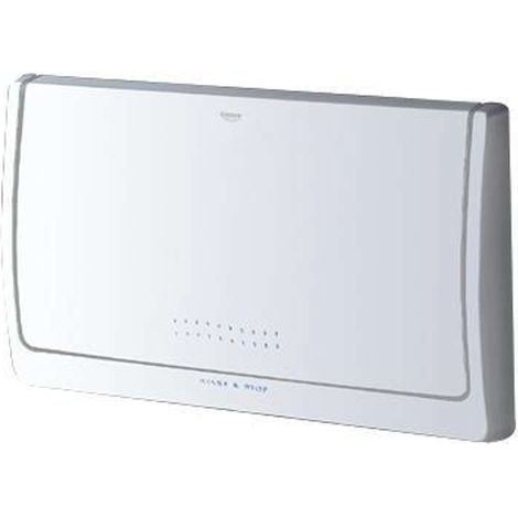 Piastra di copertura Classic 37053 330x190mm per cassetta di scarico 6-9l bianco alpino (1/10)