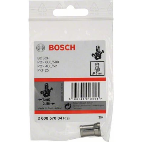 BOSCH PINZA FIJACIÓN SIN TUERCA TENSORA: 6MM