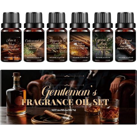 Huile De Parfum 6 Pièces Recharge De Désodorisant À Longue Durée Huile Pour Diffuseur Et Peau Pour Maison Voiture Humidificateur Bain Cheveux Shampooing Fabrication De (1/5)