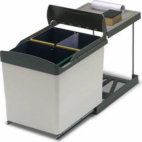 Raccoglitore di rifiuti Linea 538 450mm 2x21l SANS MARQUE
