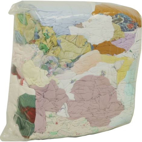 Panni di cotone colorati per riempimento maglie BT 10 kg