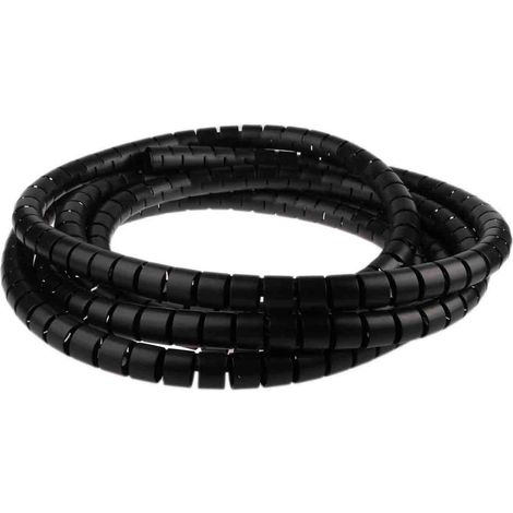 Gaine de câble spiralée RS PRO 25mm, en PA 6 Noir ( Prix pour Bobine de 5 Mètres ) (1/2)