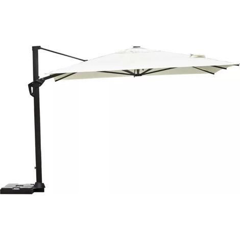 Ombrellone da giardino 3x4 mt con palo laterale in alluminio (1/3)