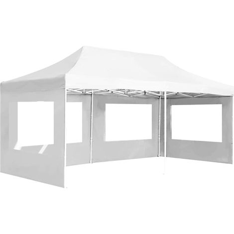 Maison Exclusive - Profi-Partyzelt Faltbar mit Wänden Aluminium 6 (1/5)