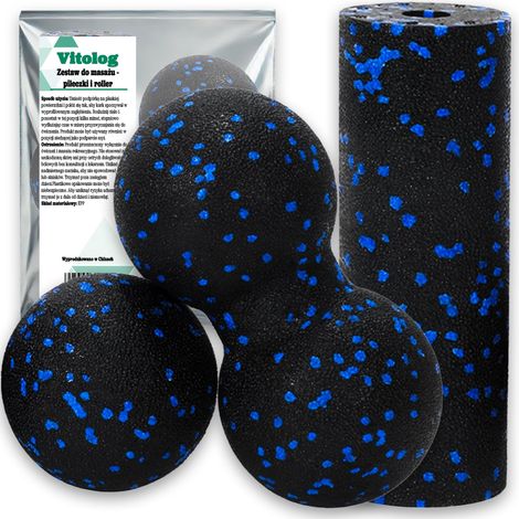 BC Roller Duoball Massagerolle für Körper, Beine und Rücken EPP 3 (1/5)