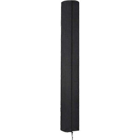 Housse de protection pour étendoir à linge extérieur en tissu Oxford-168.00X30.00X30.00CM-Black (1/3)