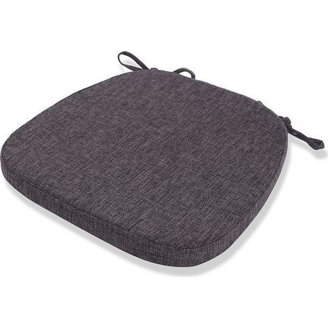 Coussins de chaise avec sangles, coussins de chaise antidérapants, coussin de siège amovible (1/5)
