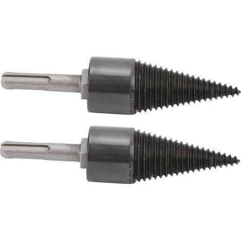 pièces Fendeur de bûches à cône torsadé, foret à percer, outil de fendage, quincaillerie 32 mm (1/5)