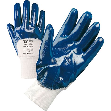Guantes de trabajo Neri 901 Boxer - 8 (M) - Bianco e blu
