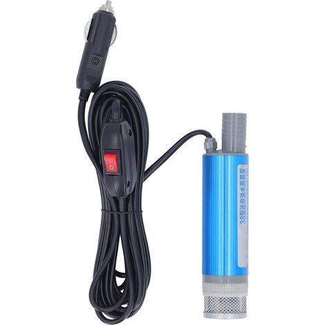 Pompe électrique 12V pour transfert de diesel, huile et eau, avec filtre, débit 12L/min, hauteur d'aspiration 2 mètres (1/5)