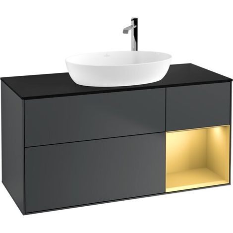 Villeroy & Boch F952HFHG Meuble sous-vasque Finion F95 (1/2)