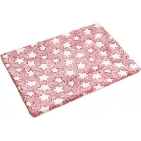 Alfombra para perros，alfombra cálida para mascotas，apta para perros pequeños，medianos y grandes，89 x 68 cm，Rosa (1/5)