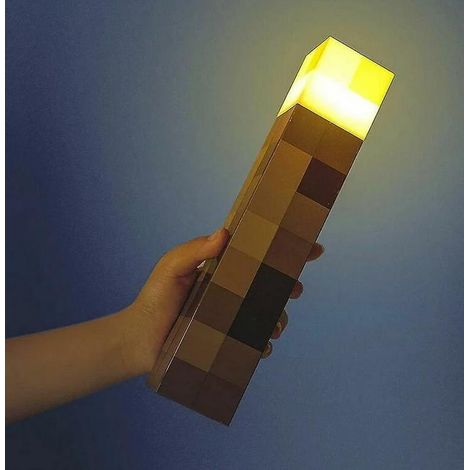 Minecraft Game Led Torch Desk Lampe De Chevet Veilleuse Décoration de la Maison (1/2)