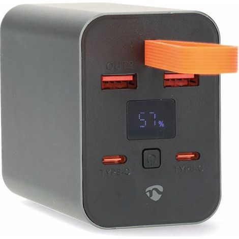 NEDIS POWERBANK 30000MAH PRETO