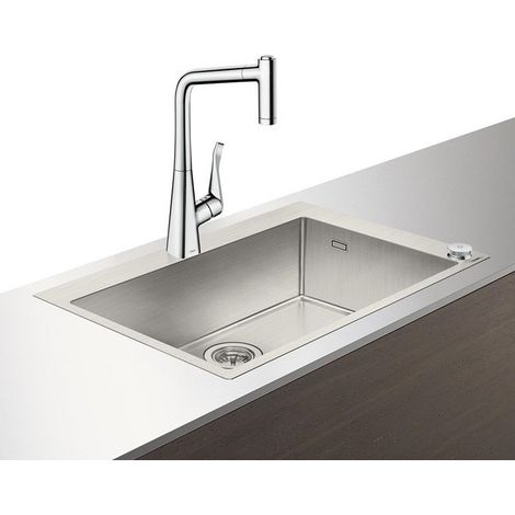 C71-F660-03 Ensemble évier/avec. combiné 660 Selectavec sBox aspect acier inox
