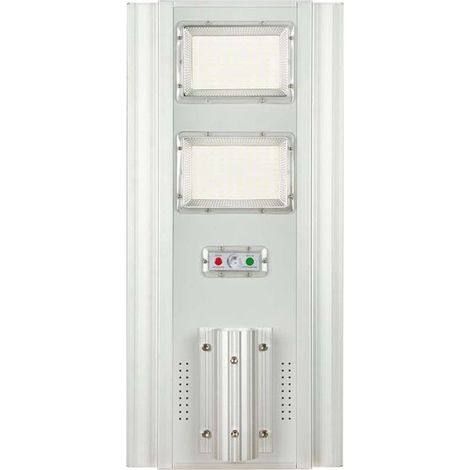 V-TAC VT-20201 Réverbère led 200W smd avec capteur de mouvement panneau solaire 33W et télécommande lumière 6400K IP65 auto-alimenté – sku 6756