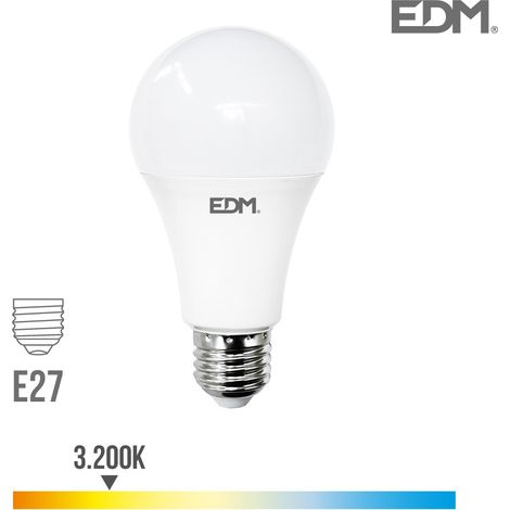 Lampadina LED EDM Standard E27 24W 2600lm 3000K Luce Calda Ø7x13,6cm