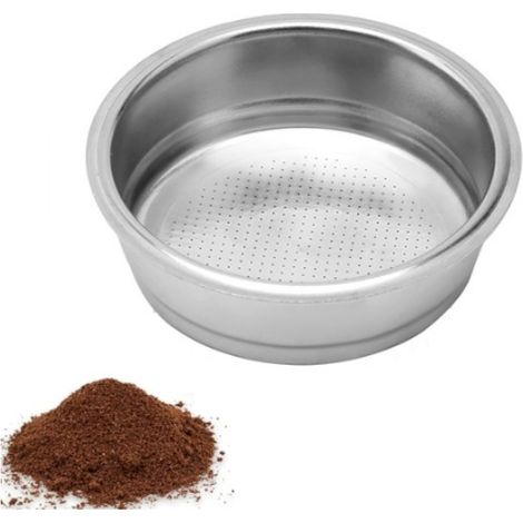 1 pièce (tasse individuelle) Filtre non pressurisé de 51 mm, tasse en acier inoxydable (1/5)