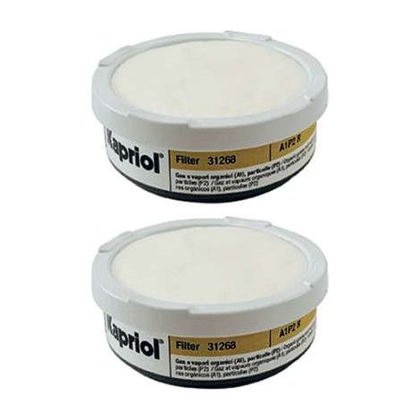 KAPRIOL Filtri A1P2R per Maschera Twin Fly - Protezione Vapori e Polveri