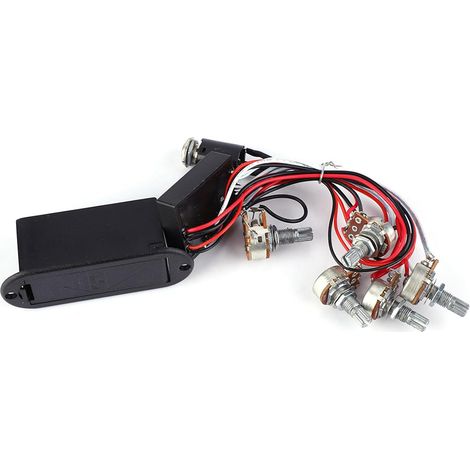 Bass-Vorverstärker, Vorverstärkerplatine für E-Bass, 3-Band-Aktiv-Gitarren-EQ für Aktivbass (1/5)