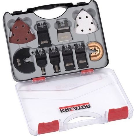 Kit Accessoires Outil Oscillants 20p Kreator Ensemble Complet 20 Pièces Pour Outils Oscillants - Kreator (1/2)