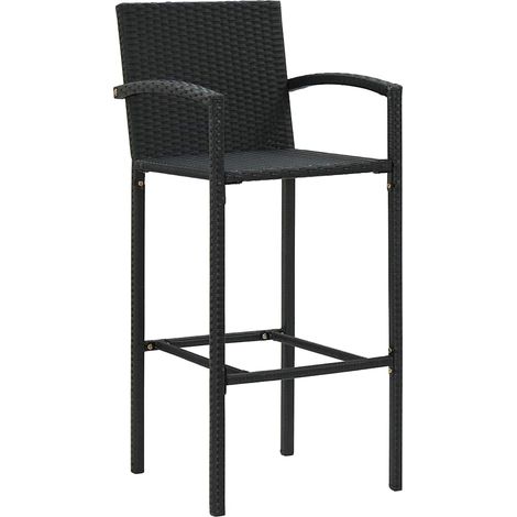 Maison Exclusive - Taburetes de cocina 4 unidades ratán sintético (1/5)