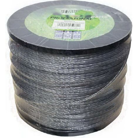 HILO NYLON PARA DESBROZADORA 116 Metros 2,4 mm SILENCIOSO