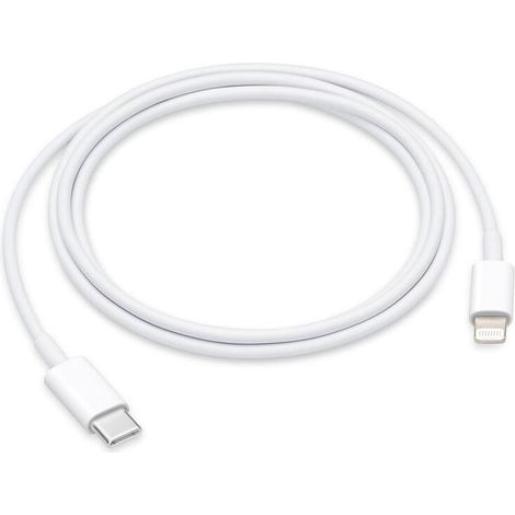 APPLE CABLE BLANCO USB-C A LIGHTNING 1 METRO (1/4)