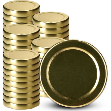 KADAX Deckel fi58 Packung 50 Stück gold (1/5)