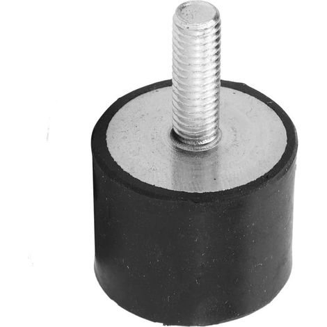 4 Pcs Supports Antivibratoires En Caoutchouc Isolateurs De Vibration Absorption Des Chocs Pour Machines Et Véhicules Ve25  20 M6  18 (1/5)