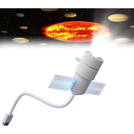 Veilleuse Projecteur De Nuit USB 360 Degrés Réglable 12 (1/5)