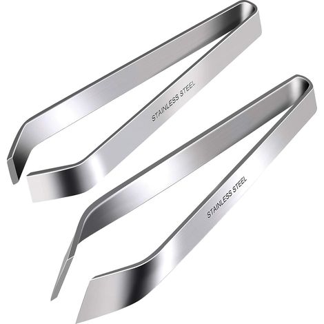 Fischgräten-Pinzetten-Set, Edelstahl, 2 Stück (1/5)