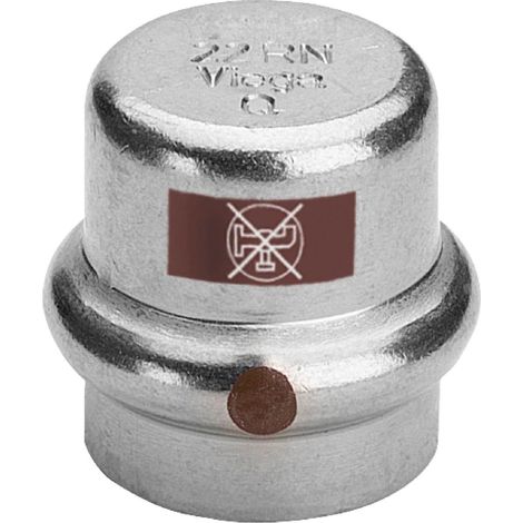 Viega Tapa Temponox, d 22mm acero inoxidable Modelo 1756, 811976