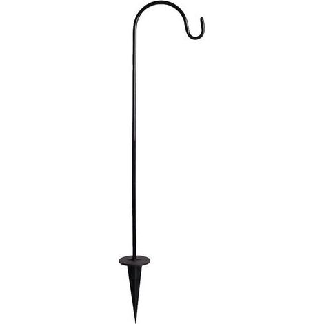 Shepherds Crook, Support de Piquet pour Paniers de Plantes en Métal pour Lanternes de Paniers de Plantes D'extérieur (1/5)