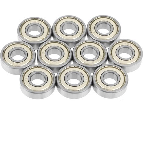 10 roulements à billes en acier à gorge profonde étanches en métal 6000zz, 10 x 26 x 8 mm (1/5)