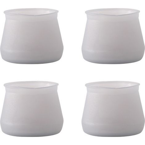 Embouts en silicone souple et durable pour pieds de chaises, tables et meubles – Lot de 12 – Conviens aux pieds ronds et carrés – Coussinets antidérapants et résistants à l'abrasion – Protection effic (1/3)