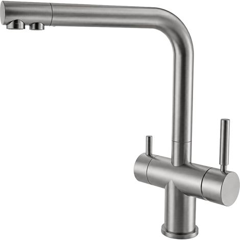Shurity 524 Rubinetto da cucina 5 vie Acciaio Inox Grigio (1/2)