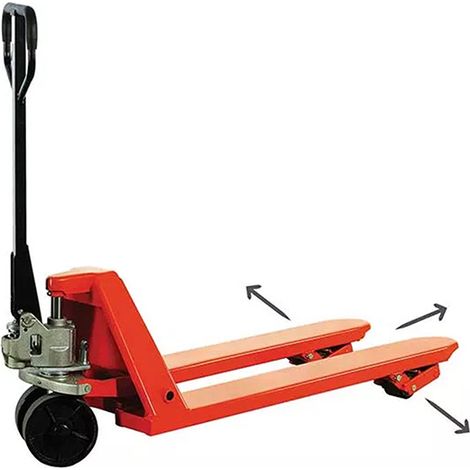 Handhubwagen 4-Wege - Tragfähigkeit 1500 kg - Gabeln 1150x680 mm - Ideal für beengte Platzverhältnisse - Einfache Handhabung - ACTWO15L (1/5)