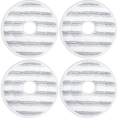 Lot de 4 pour recharge de vadrouille Vileda Spin and Clean, recharge lavable et réutilisable pour le remplacement de la tête de vadrouille Vileda Spin