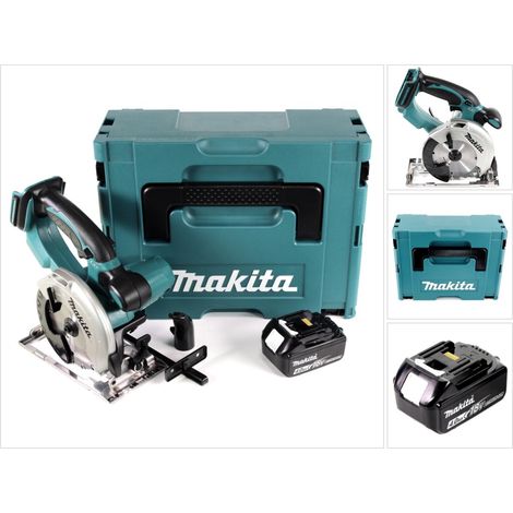 Makita DSS 501 M1J 18V 136 mm Li-ion Akku Handkreissäge im Makpac + 1x 4,0 Ah Akku - ohne Lader (1/5)