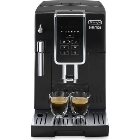 Cafetière à dosettes DELONGHI ECAM 350.15.B – Expresso broyeur automatique – 4 recettes – Système cappuccino manuel – Noir (1/10)