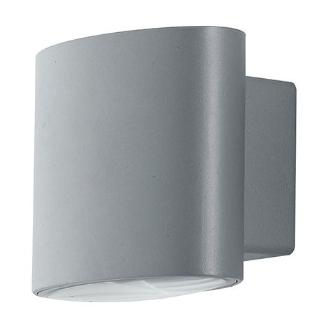 "Applique LED da esterno BOXTER in alluminio argento 2x4W 4000K(luce naturale)" (1/2)