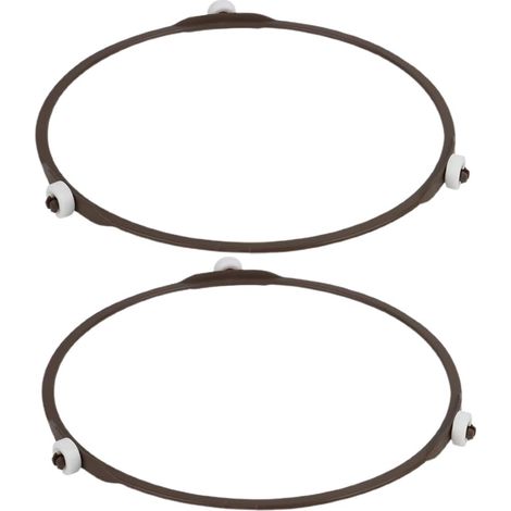 Anillo giratorio para microondas, plato giratorio universal de plástico para plato giratorio de vidrio, bandeja para microondas, anillo giratorio