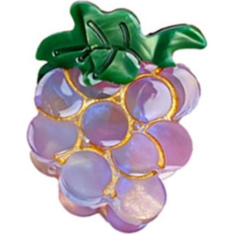 Pince à cheveux délicate en forme de fruit pour fille soins de la peau, maquillage, pince à cheveux pour fine, antidérapante, pince délicate pour, pochette fine pour petit plastique (1/5)
