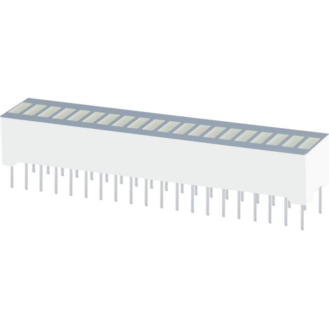 Kingbright DC-20/20SYKWA LED-Bargraph Gelb (B x H x T) 50.7 x 10.16 x 8 mm