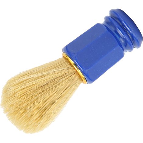 Brosse de rasage pour homme à poils doux - Accessoire de soin de barbe et rasoir pour salon à domicile - Bleu (1/5)