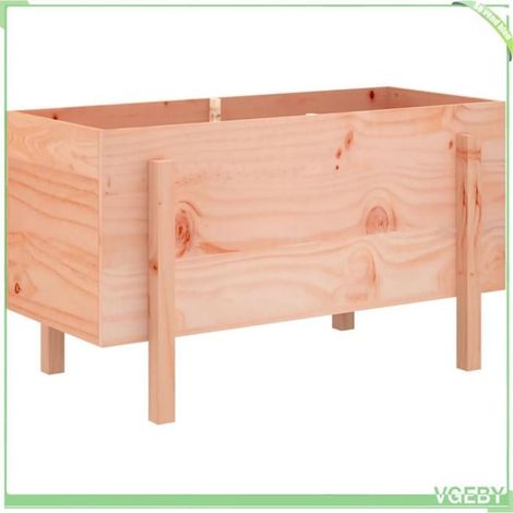 Lit surélevé de jardin - FAFEICY - 825217 - Bois Douglas massif - 101 x 50 x 57 cm - Non traité (1/5)