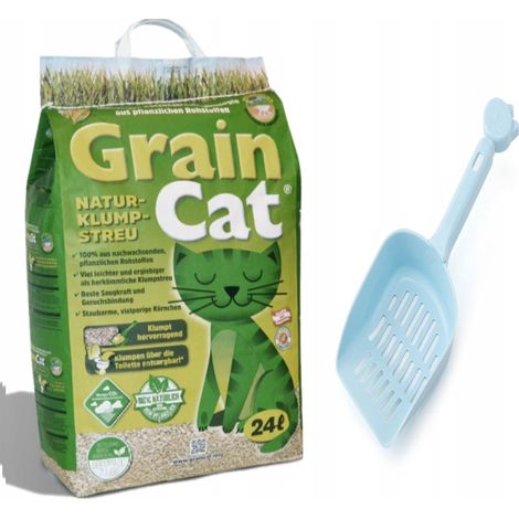 Grain Cat Arena aglomerante natural - Green Cat - Envase de 24 litros